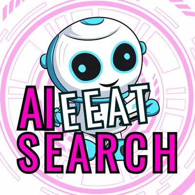 Grafik zum Blogbeitrag von Isabella Andric über AI Search Optimierung und E-E-A-T.