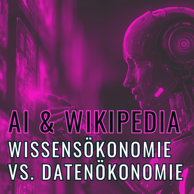 Symbolbild für den Artikel "Wikipedia im Netz der KI",